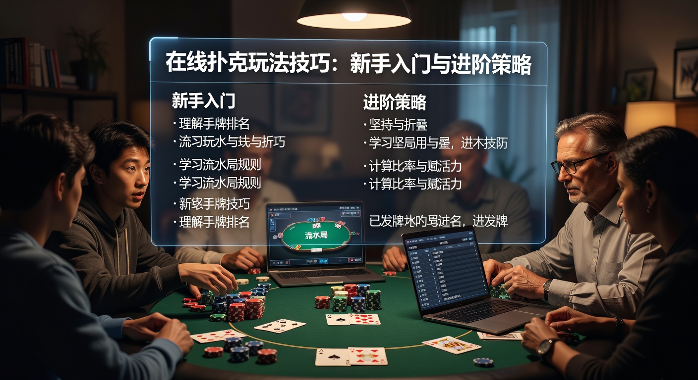 在线扑克玩法技巧 新手到高手攻略