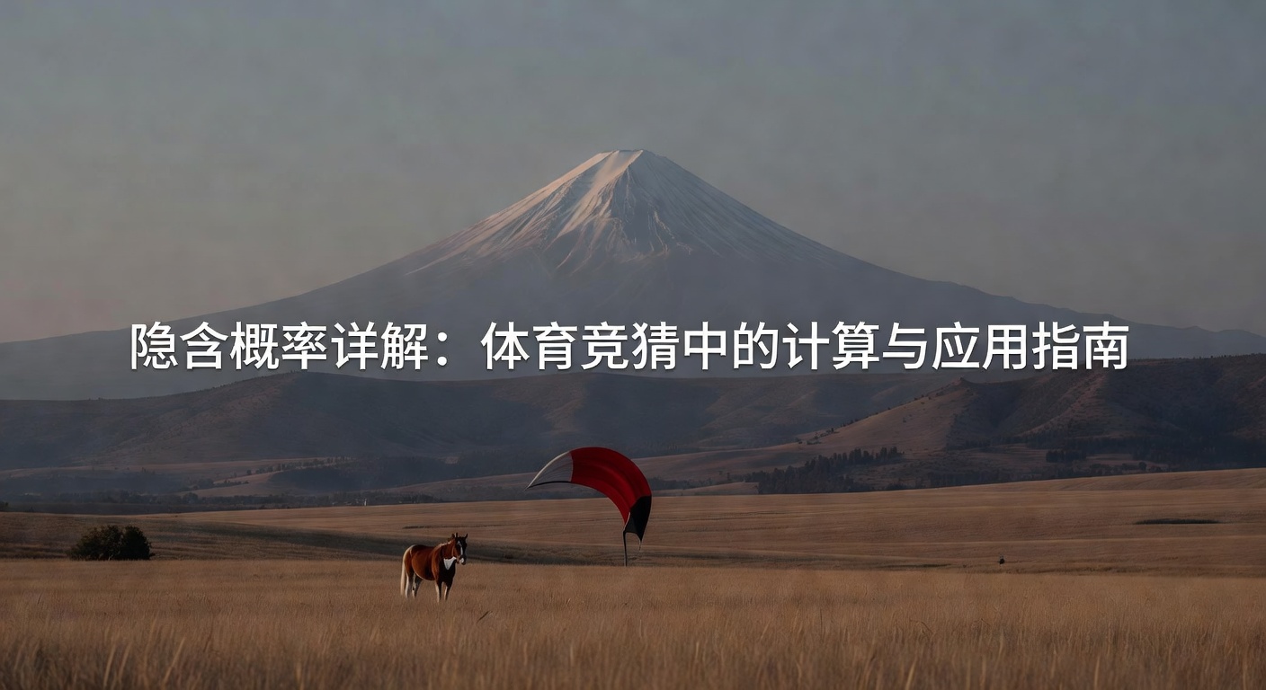 隐含概率详解：体育竞猜计算方法与赛事分析技巧
