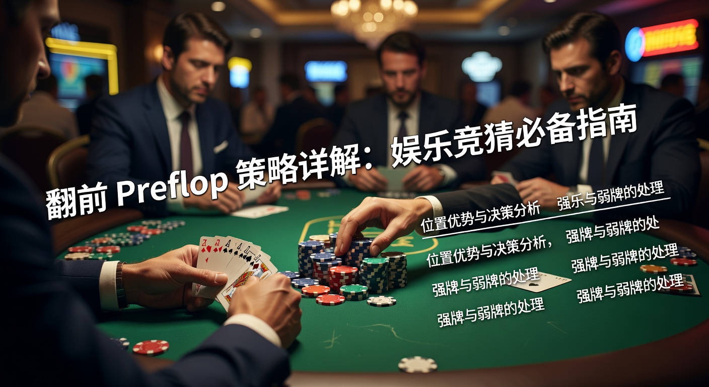 翻前 Preflop 策略：赛前决策技巧
