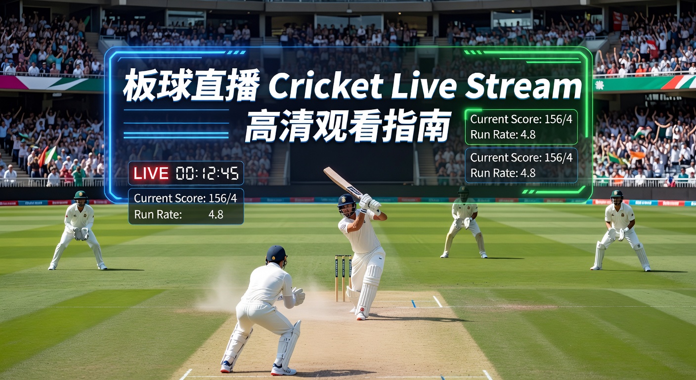板球直播 Cricket Live Stream 最佳观看指南2024