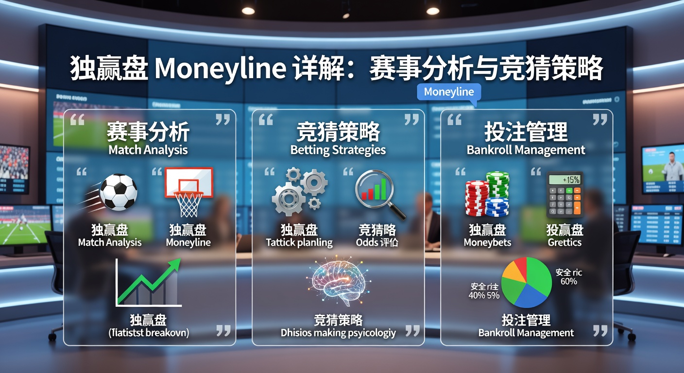 独赢盘 Moneyline 详解：赛事竞猜策略指南