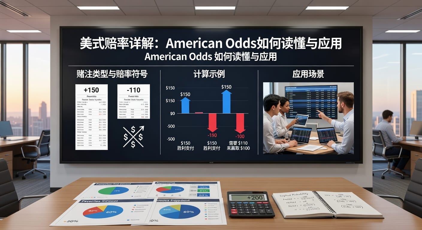 美式赔率详解：American Odds 如何读懂与应用
