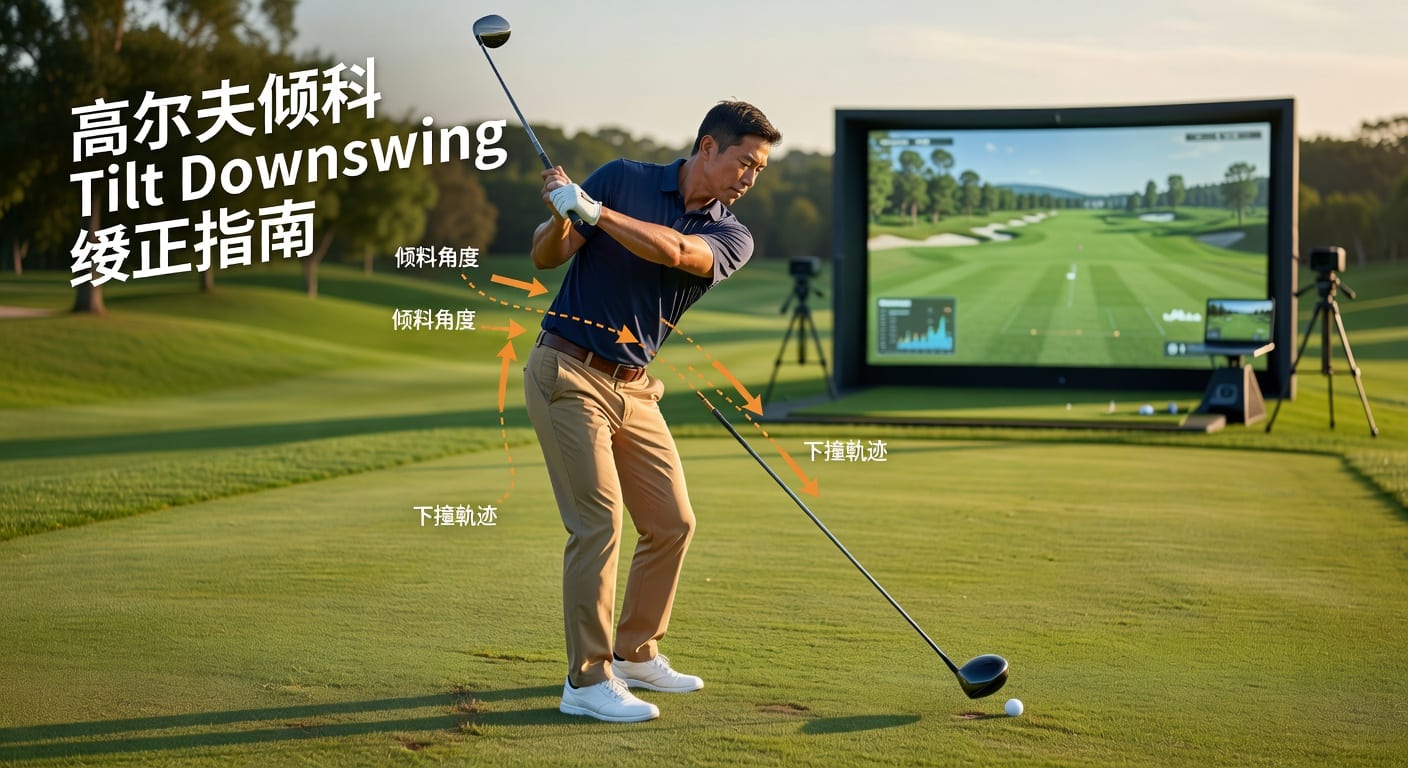 倾斜 Tilt Downswing 高尔夫下挥杆倾斜纠正指南
